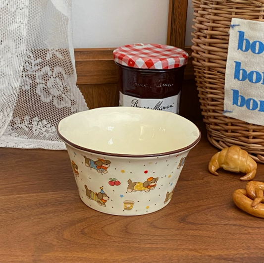 Star Dachshund Cream Bowl