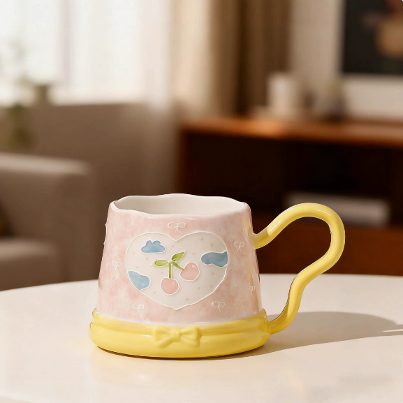 Cherry Blossom Single Mug · 13oz Blush