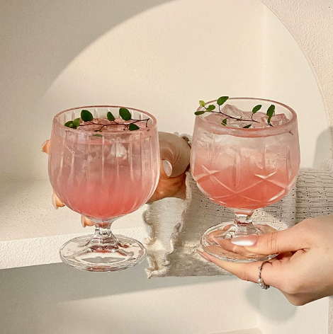 French Fluted Wine Glass Cup · 8.4oz