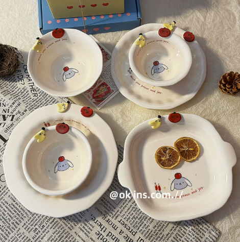 Cute Fruit Paradise Ceramic Plates