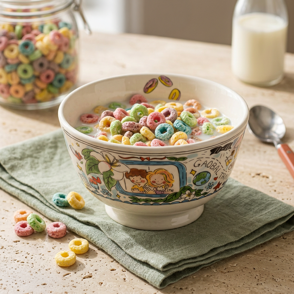 Cream Dutch Wife Ceramic Yogurt Bowl · 5"