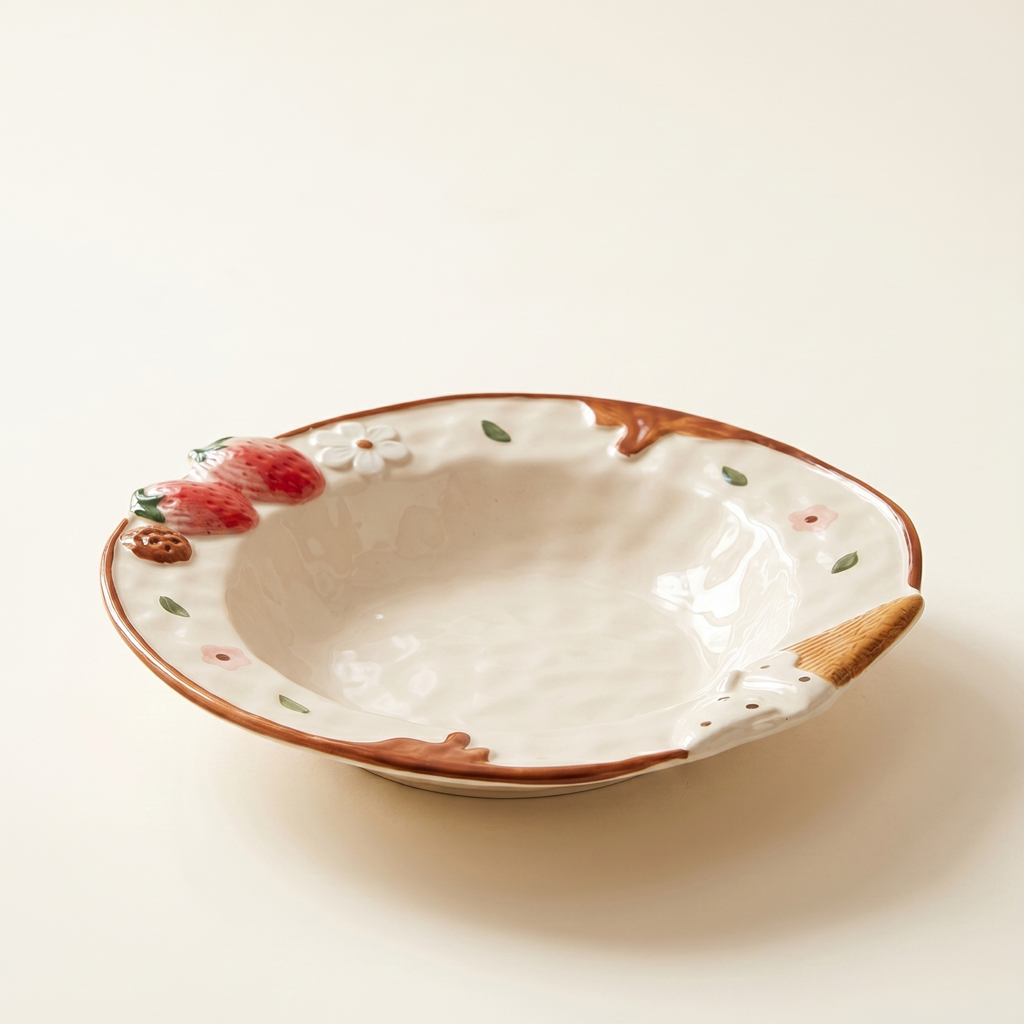 Embossed Apple Tableware Plate 9.5''