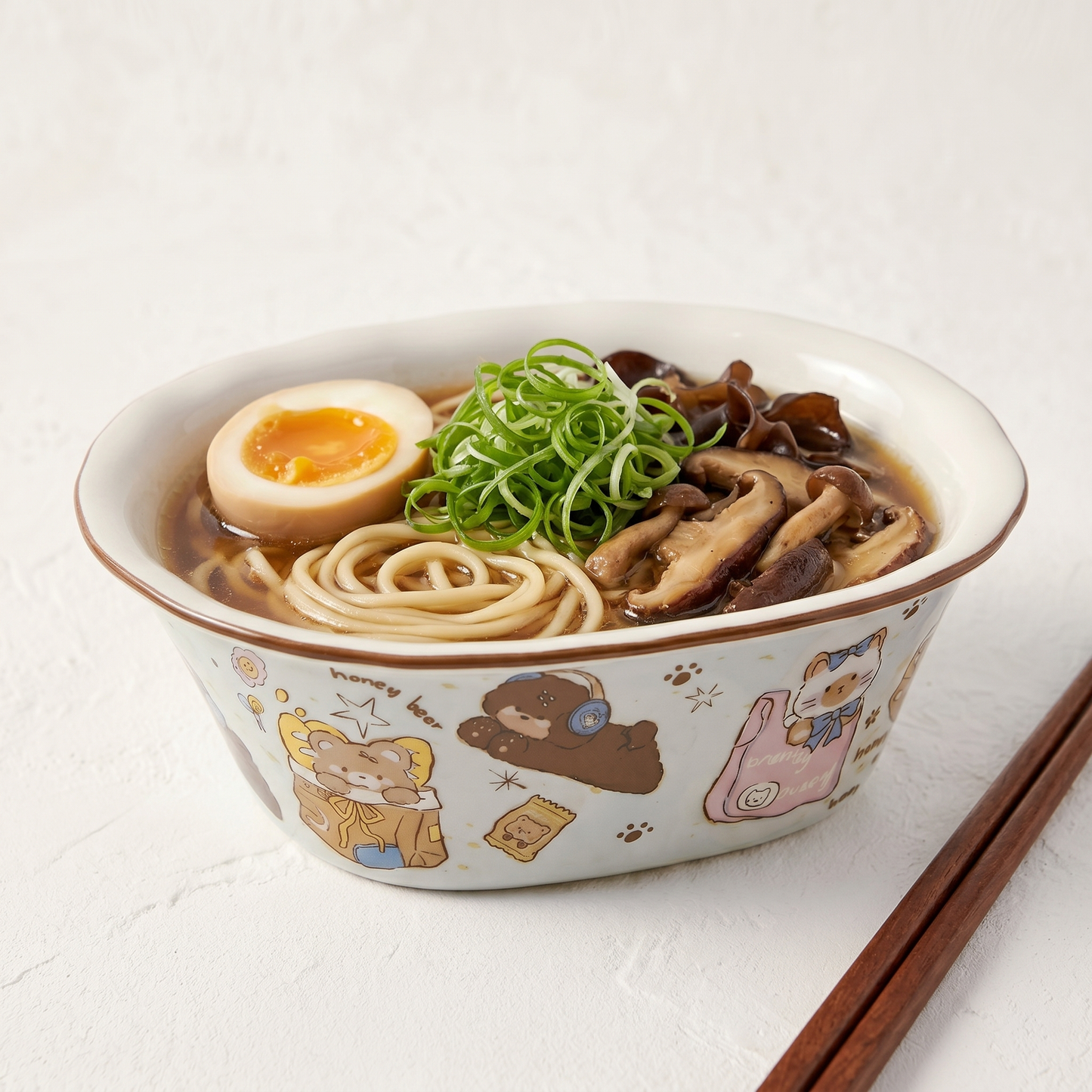 Cartoon Bear Hand-Pinch Bath Bowl styled - MoriMori Home