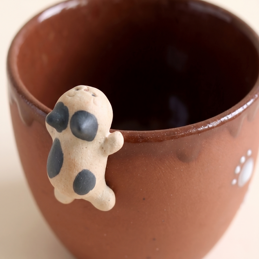 Handmade Cat Coffee Cup · 6 oz