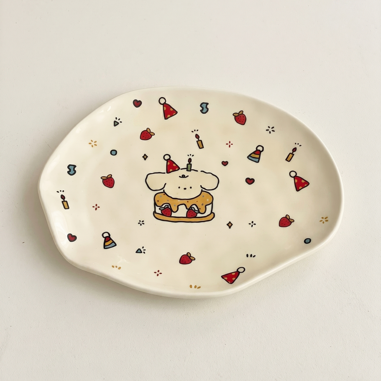 Puppy Cake Plate · 8"