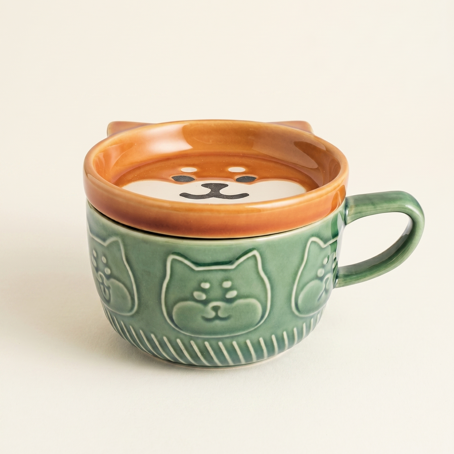 Japanese Cartoon Cat Ceramic Mug · 11.8 oz