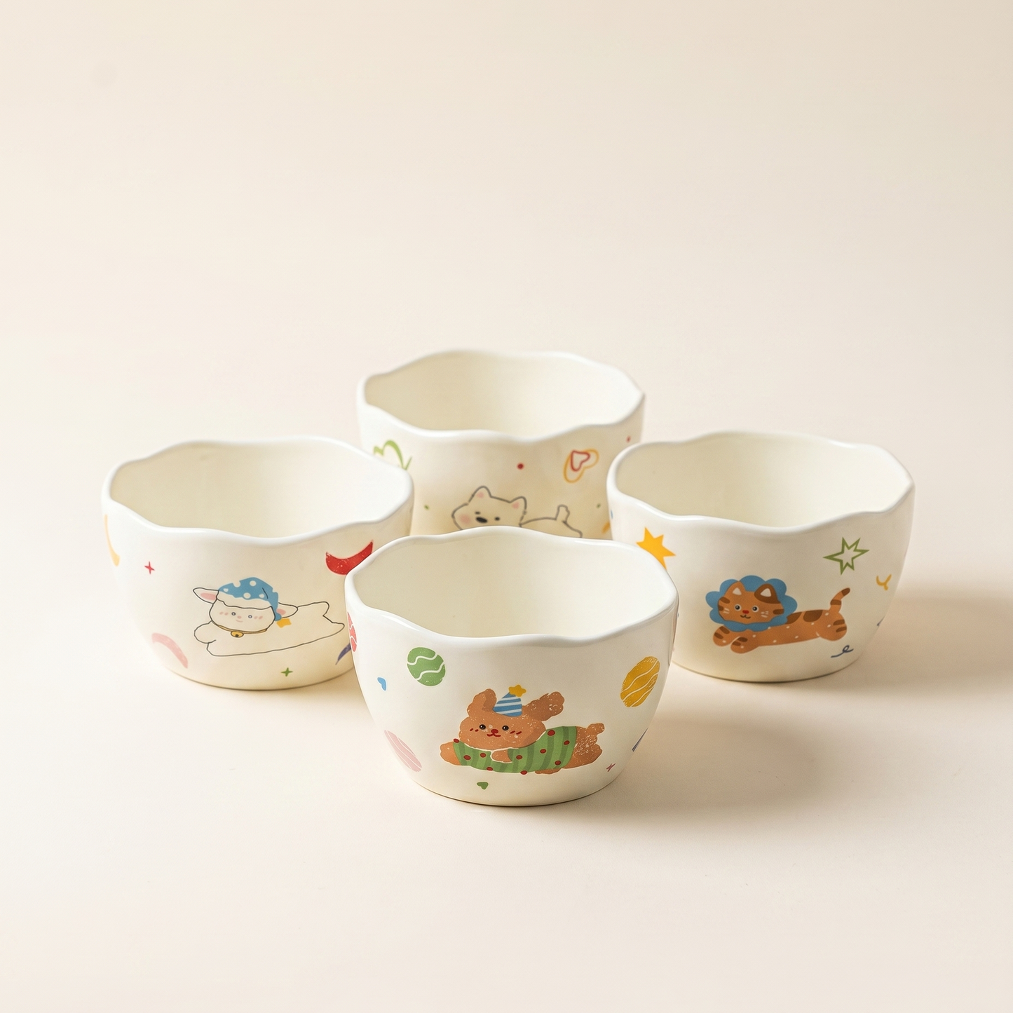 Animal Party Solo Dining Set · 4 Piece