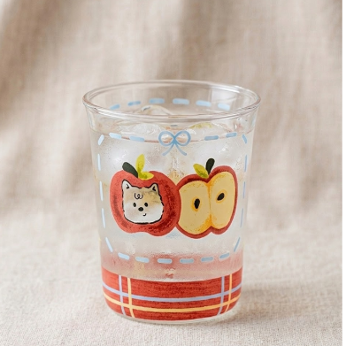 Apple Fruity Glass Cup