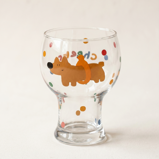 Worry-Free Puppy Beer Mug · 15oz