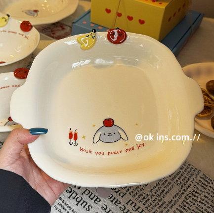 Cute Fruit Paradise Ceramic Plates