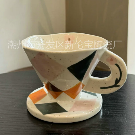 Floral Design Hand-Painted Ceramic Tableware