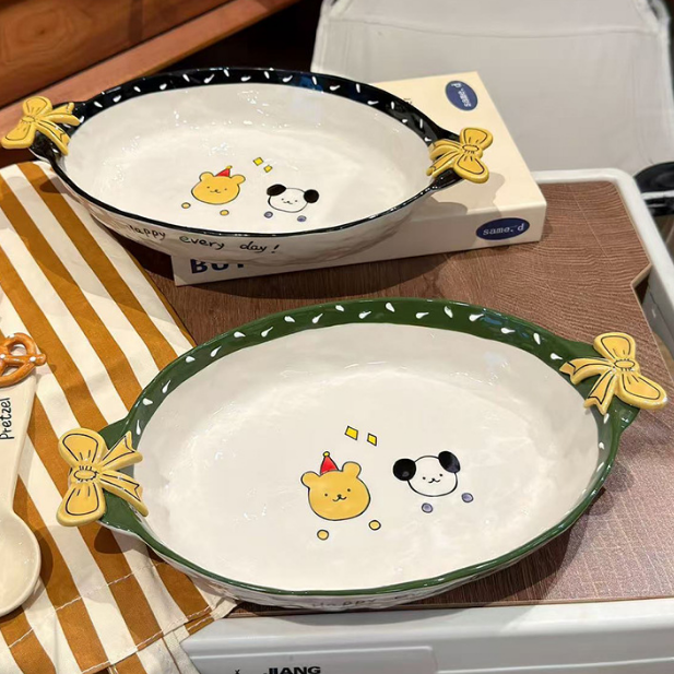 Button-Shaped Pet Lover Fish Plate · 12"