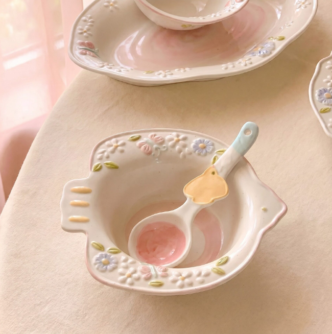 Four Season Birds Tableware Set · 5-piece