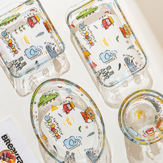 Animal Mori Friends Glass Tableware