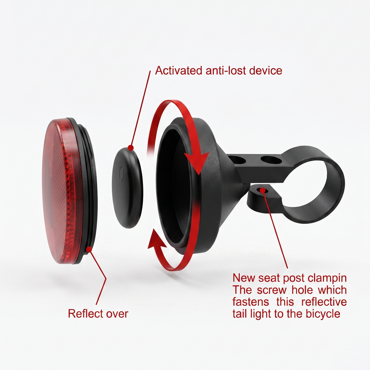 Traceloft Reflector — The Bike Tracker No One Sees
