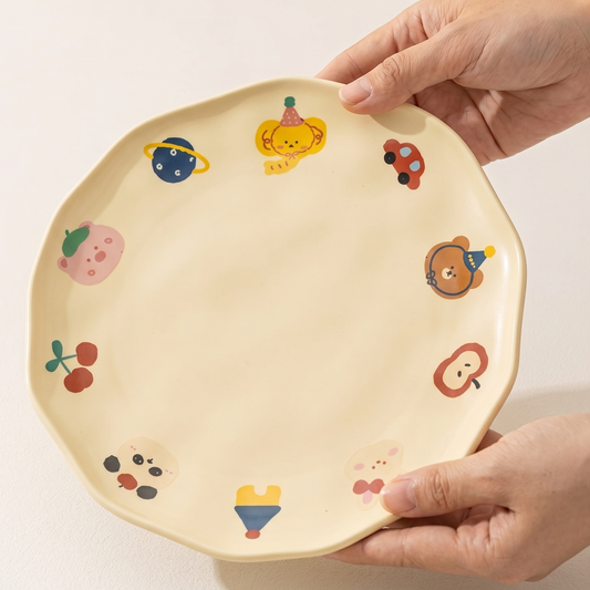 Animal Party Dining Set lifestyle view - MoriMori Home
