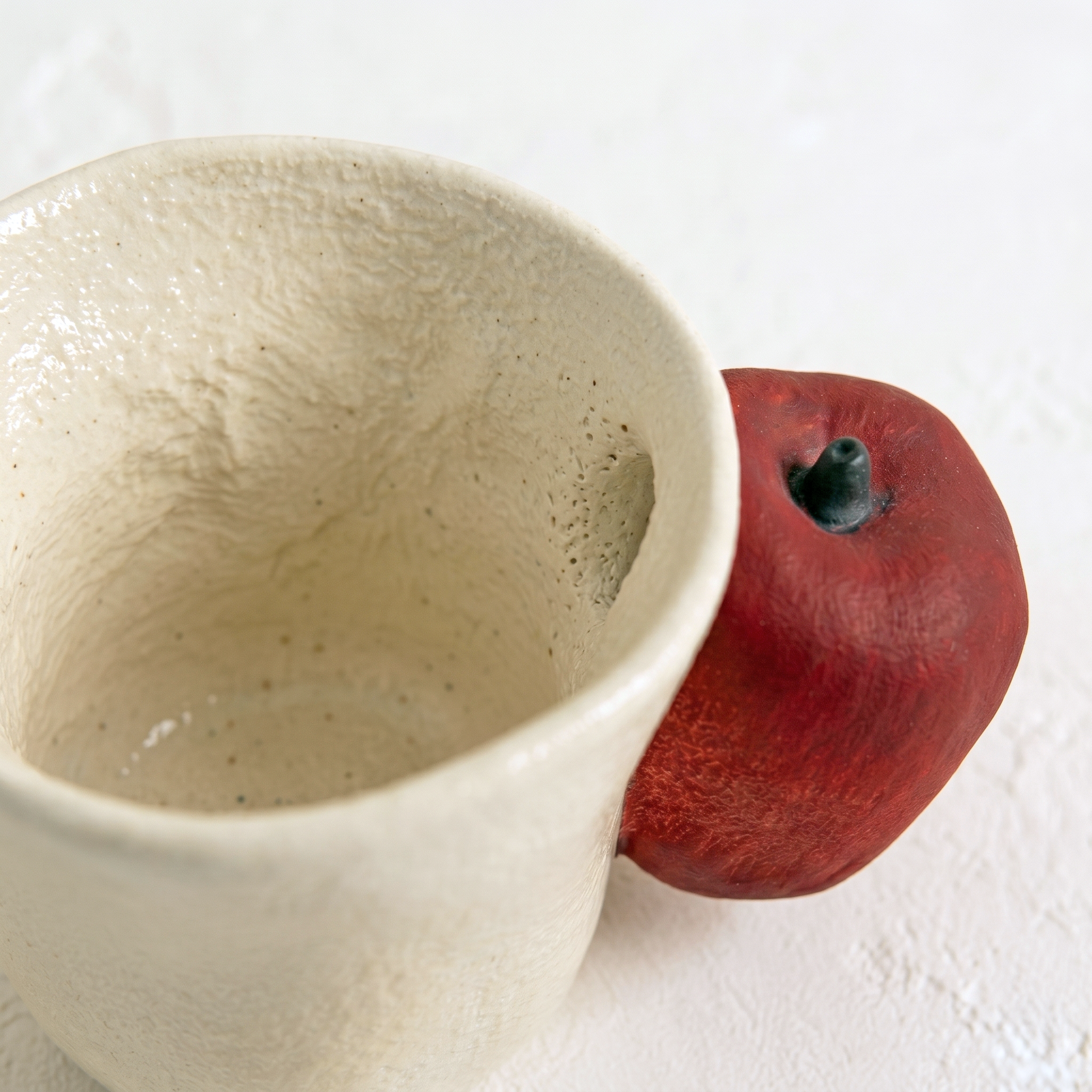 Apple Handle Coffee Cup detail - MoriMori Home
