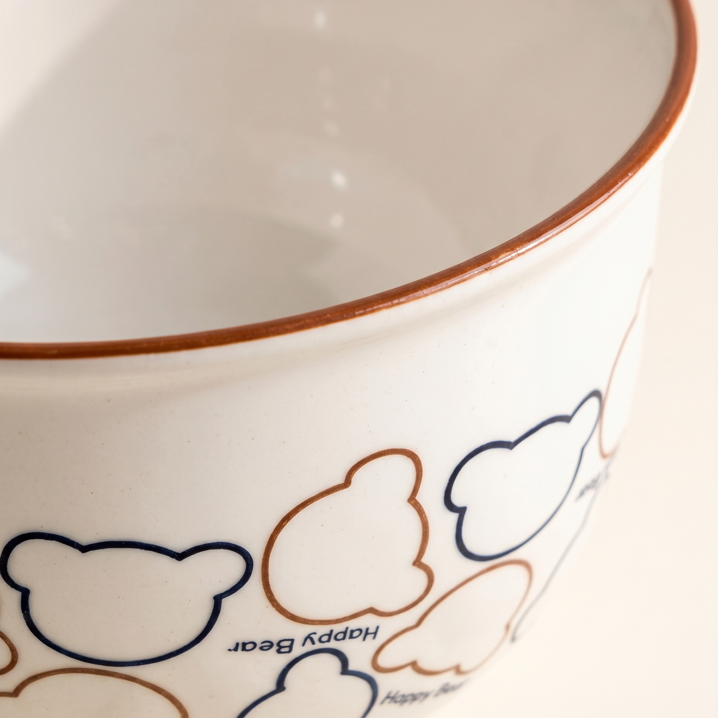 Bear Ceramic Bowl pair styled together - MoriMori Home