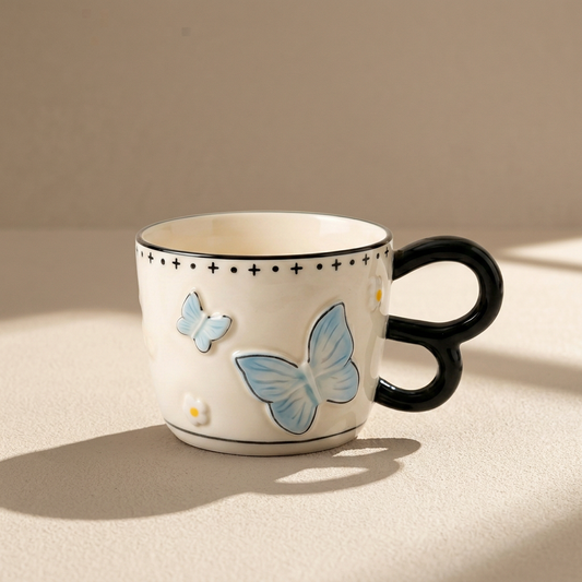 Butterfly Bow Mug · Gift Box