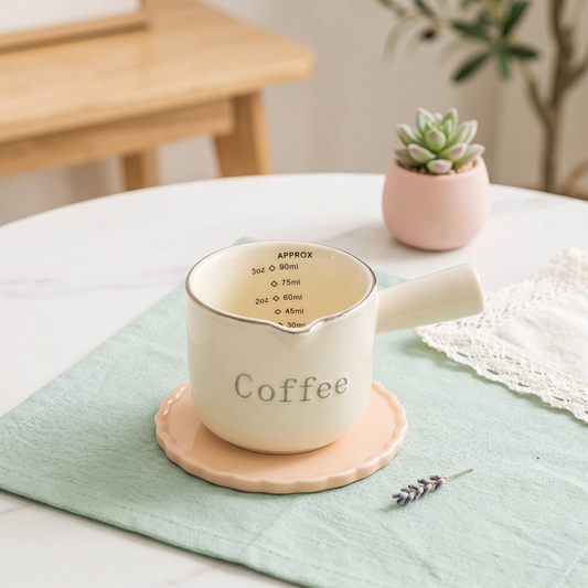Café Cream Measuring Milk Cup