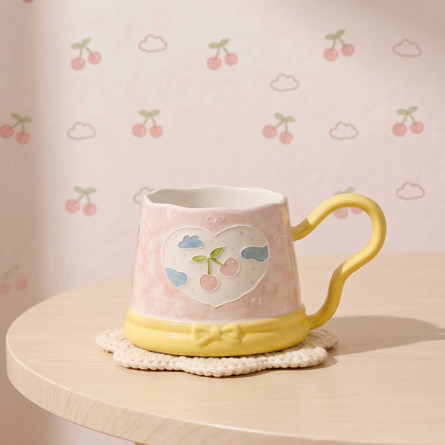 Cherry Blossom Single Mug · 13oz Blush