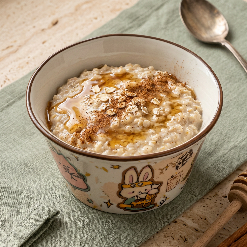 Cozy Character Illustrated Ceramic Bowl 13oz