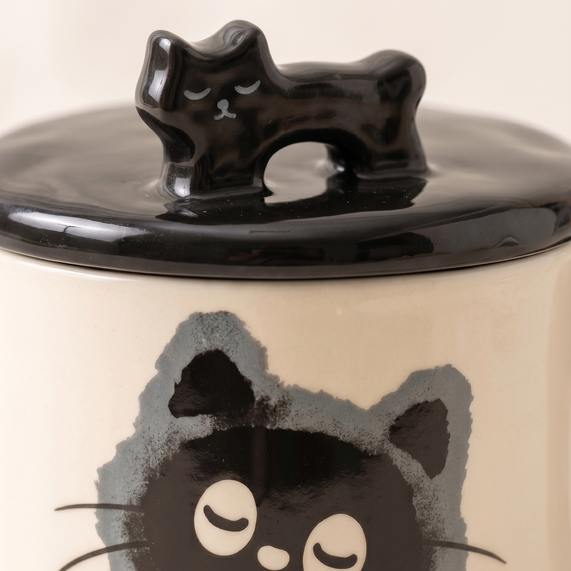 Cat Character Ceramic Mug Slate Blue variant - MoriMori Home