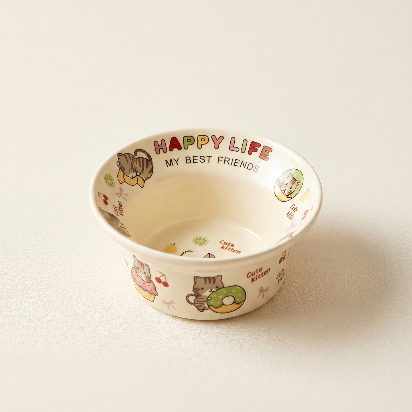 Creamy Ceramic Yogurt Bowl · 5"