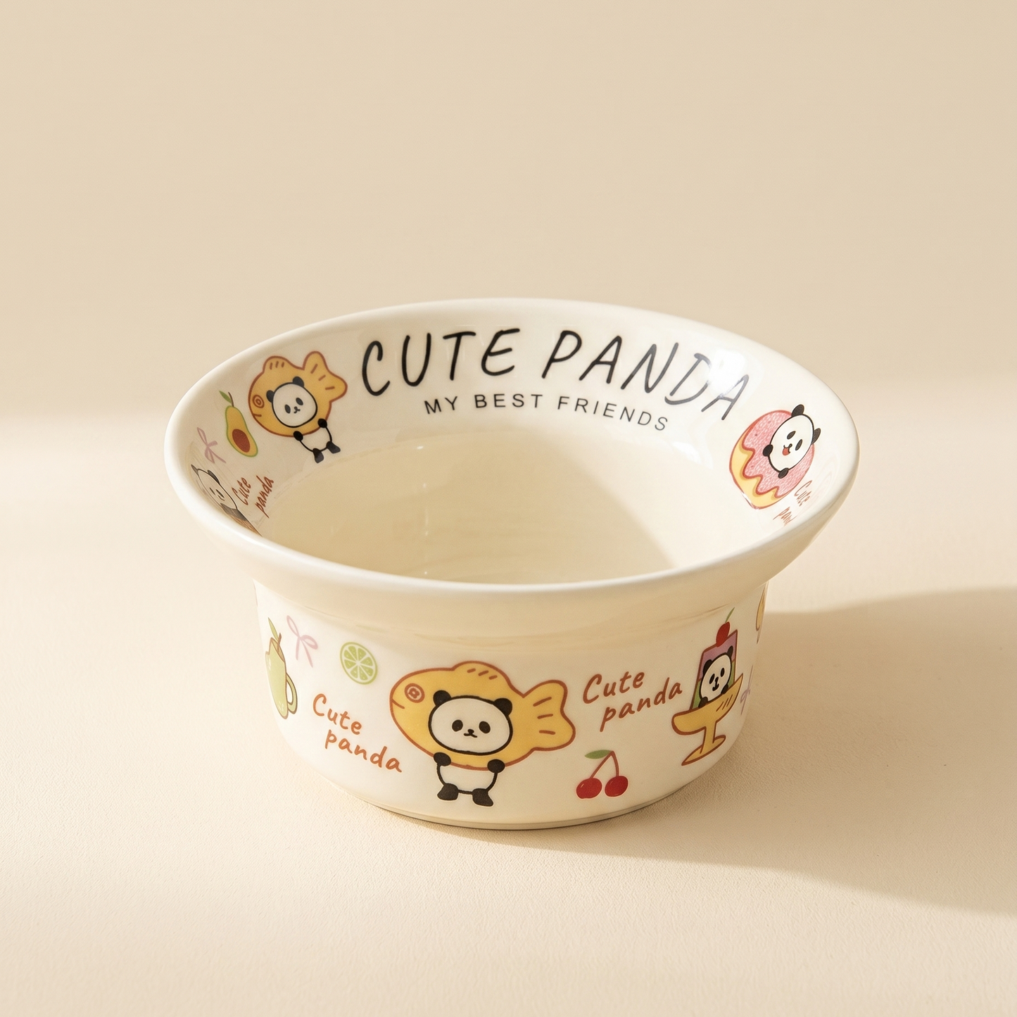 Creamy Ceramic Yogurt Bowl · 5"