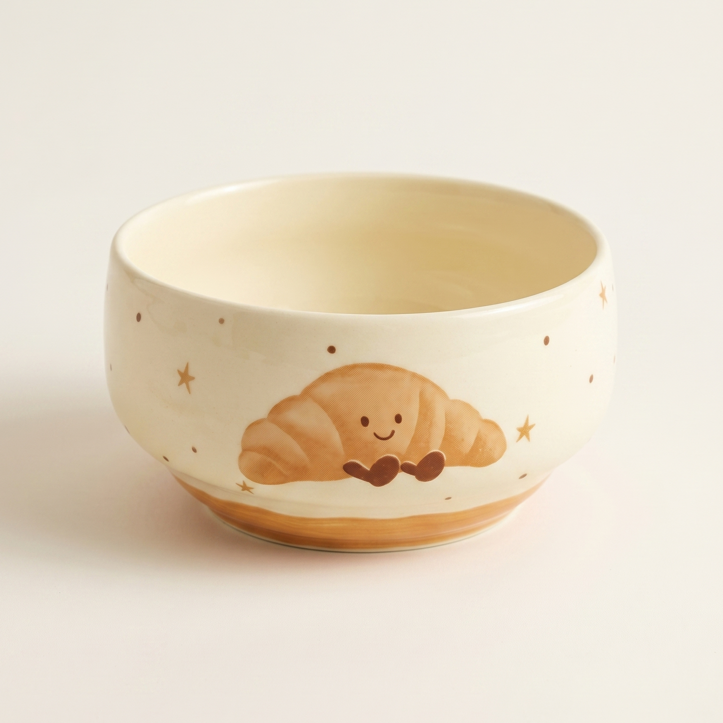 Illustrated Ceramic Rice Bowl 4.65 inch - MoriMori Home