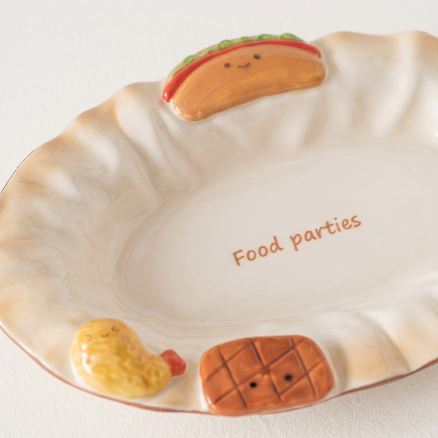 Cute Bread Fish Plate · 12"