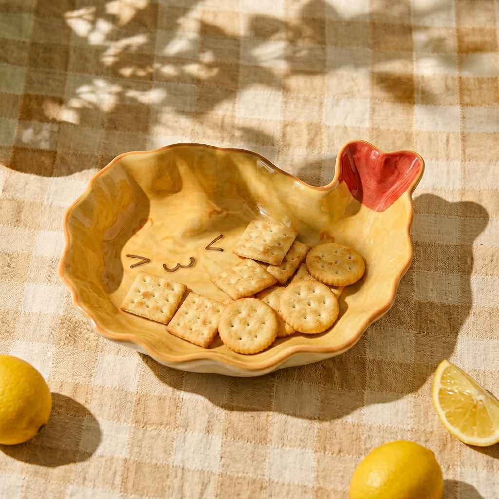 Cute Bread Palette Plate · 9"