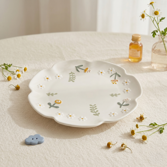 Daisy Shallow Plate · 8.5"