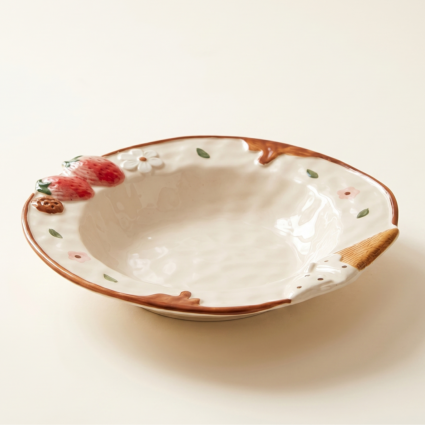 Embossed Apple Tableware Plate 9.5''