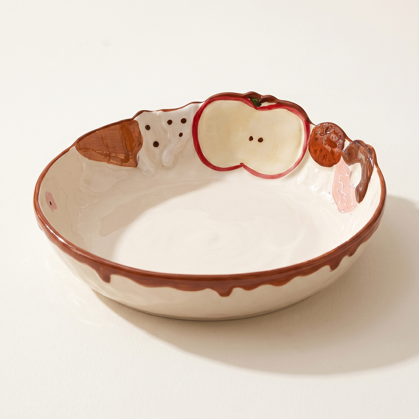 Embossed Apple Tableware Set styled - MoriMori Home