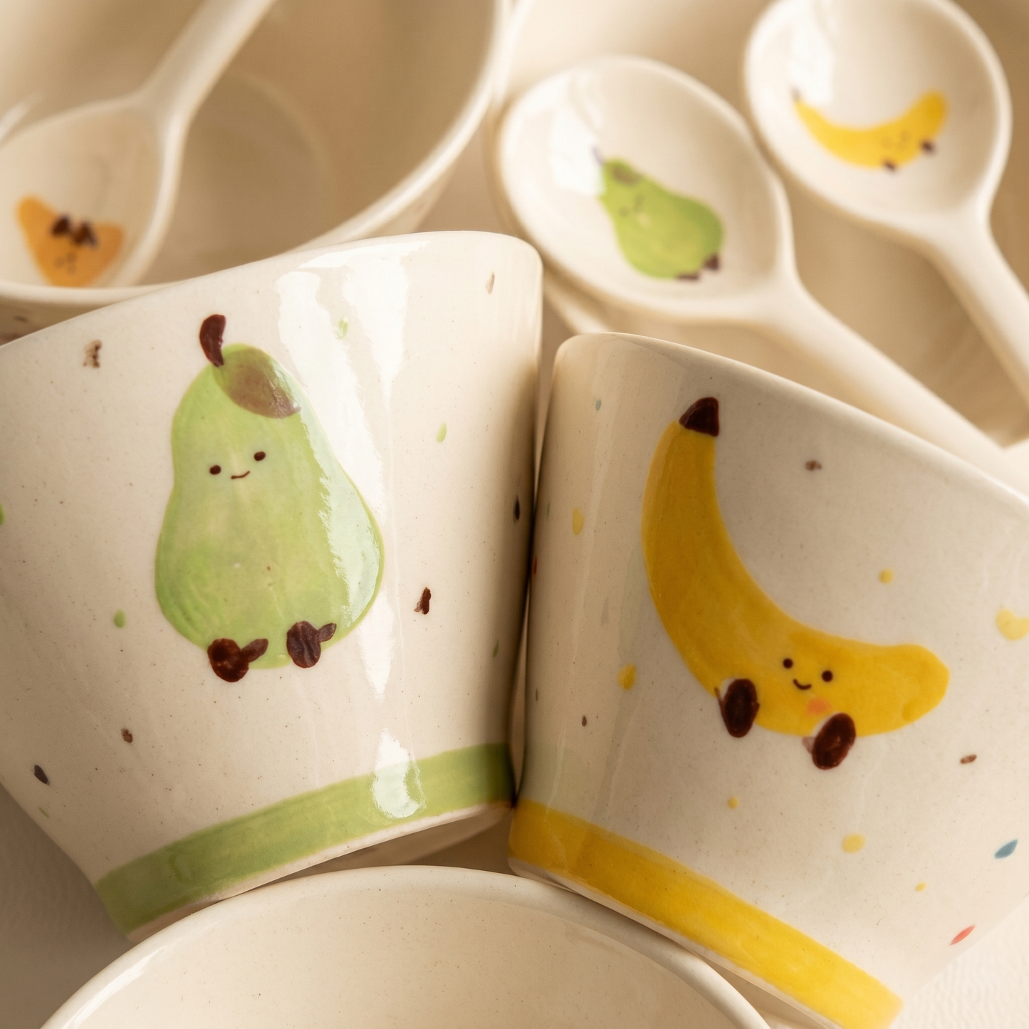 Fruit and Croissant Hat Bowl Set lifestyle - MoriMori Home