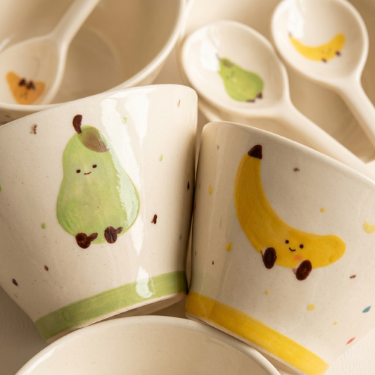 Fruit and Croissant Hat Bowl Set lifestyle - MoriMori Home