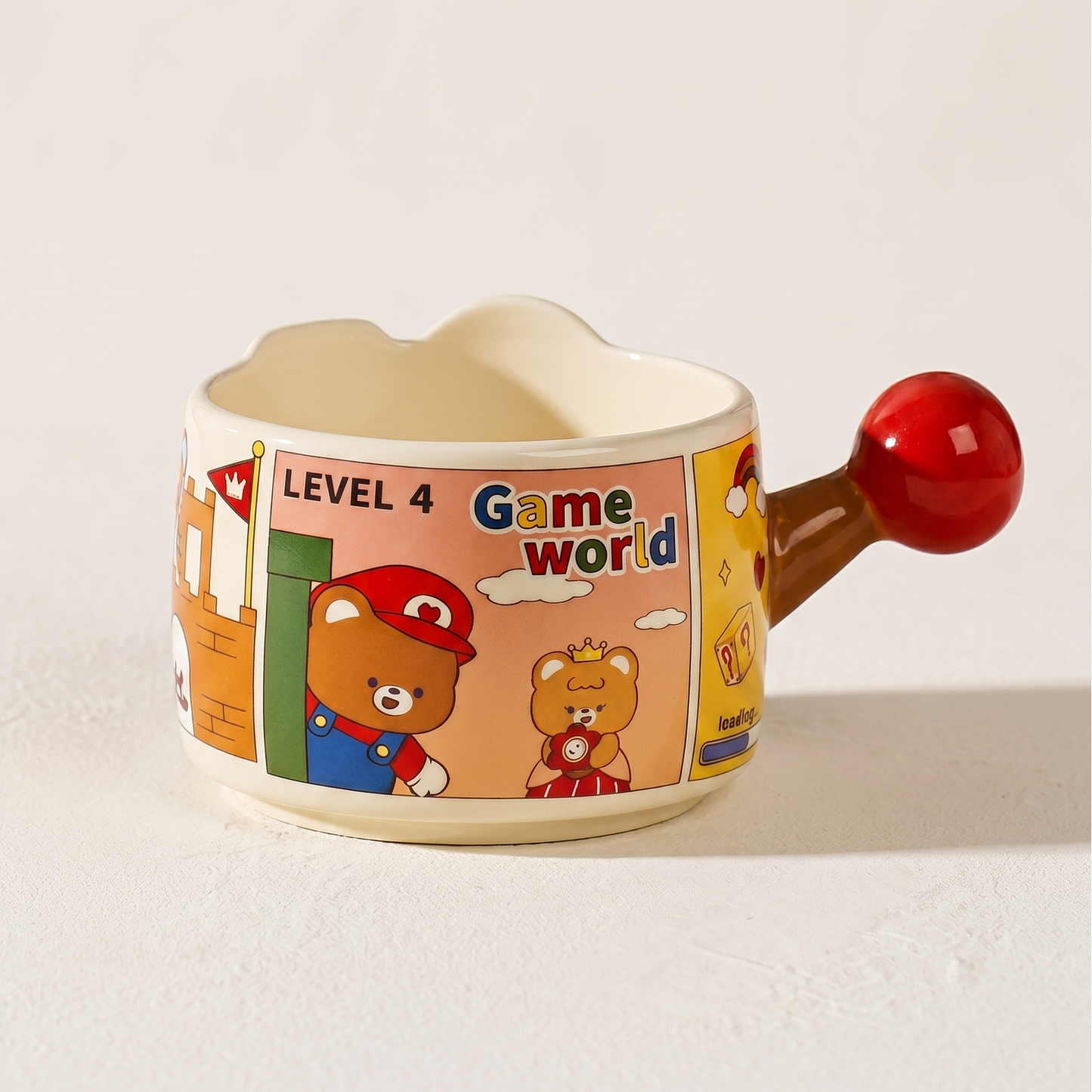 Game World Illustrated Ceramic Stacking Mug · 11.8 oz