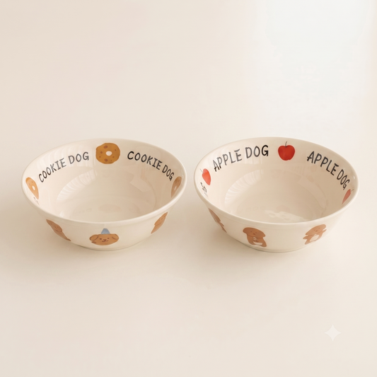 Puppy Ramen Ceramic Bowl · 8"
