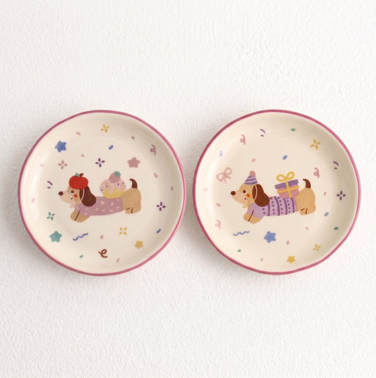 Dachshund Dessert Plate · 6"
