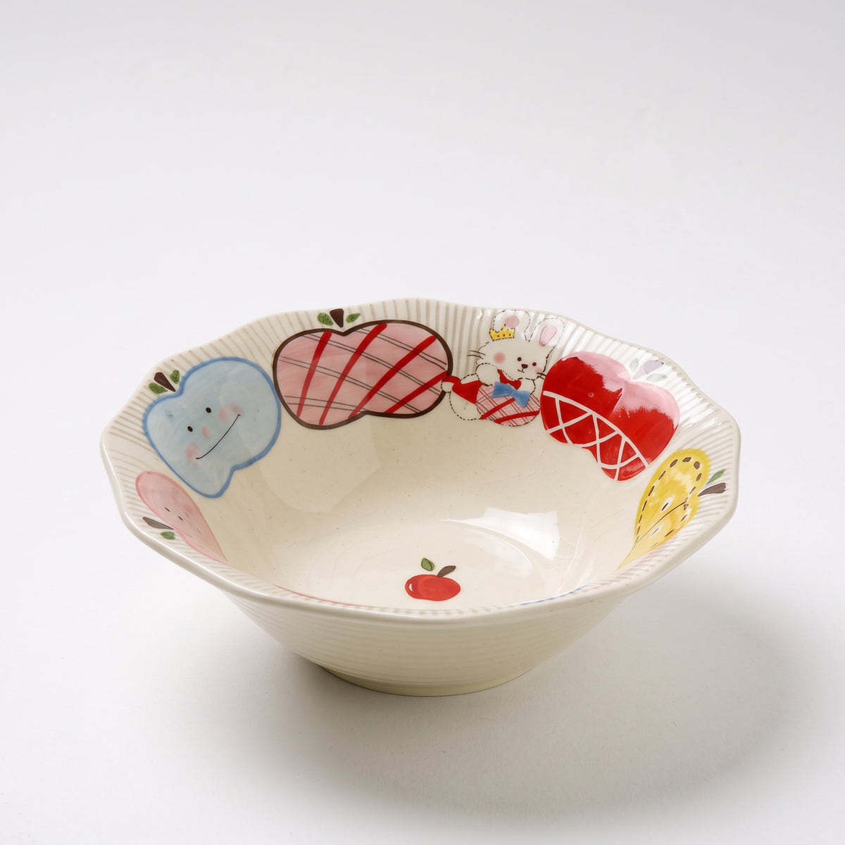 Apple Rabbit Series Ceramic Soup Bowl