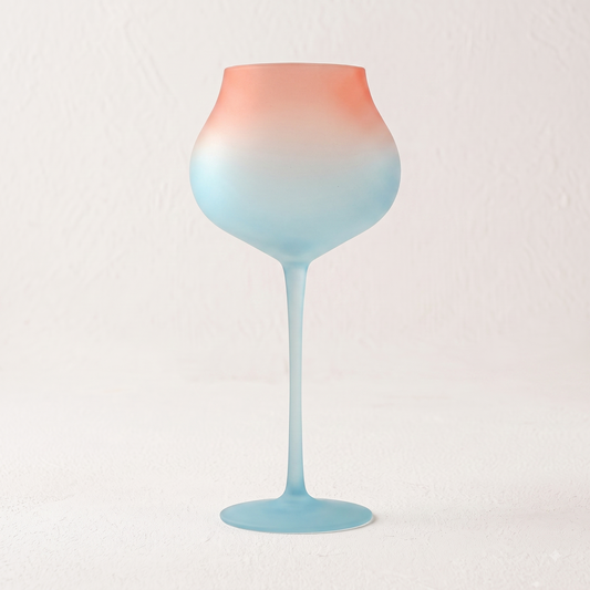 Sunset Ombre Wine Glass · 25oz