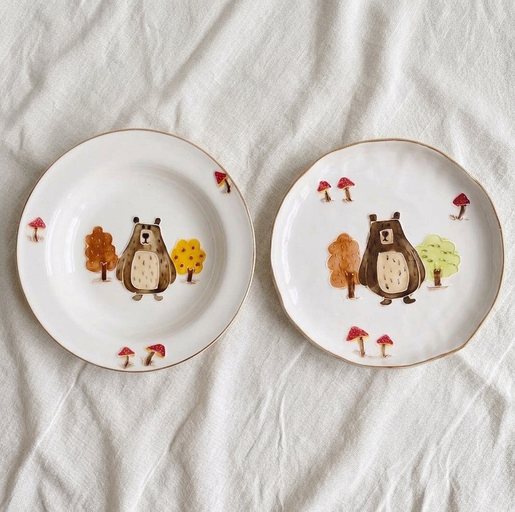 Cute Bear Forest Series Tableware · Plate