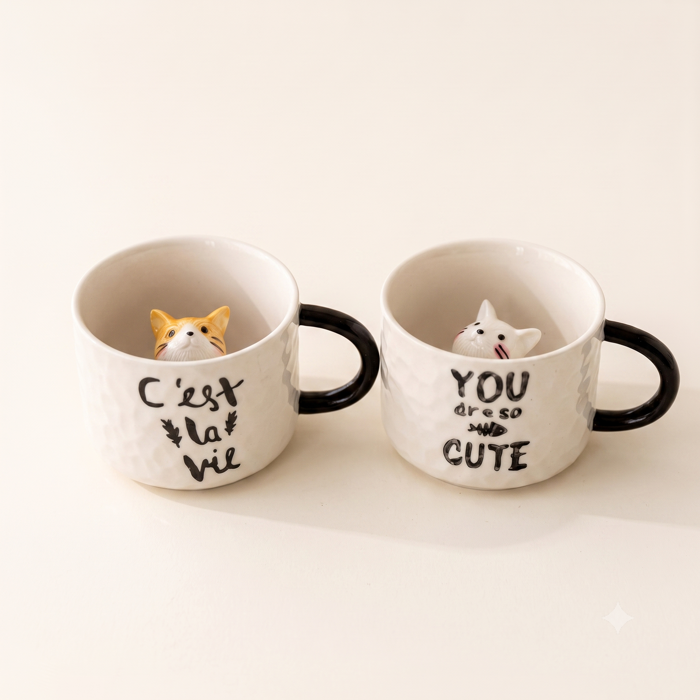 Cat Ceramic Mug · 10 oz
