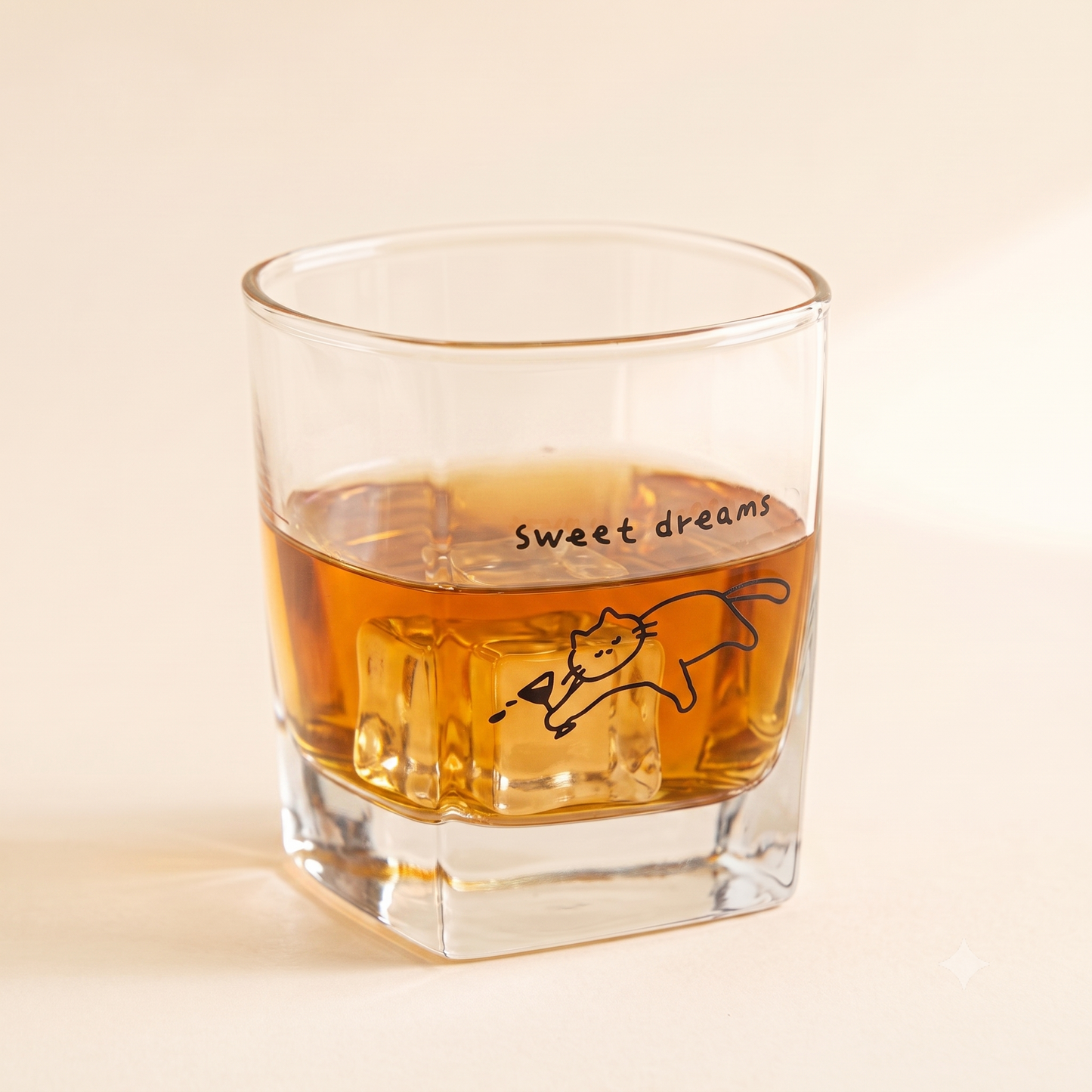 Sweet Dream Cat Wine Glass · 8 oz