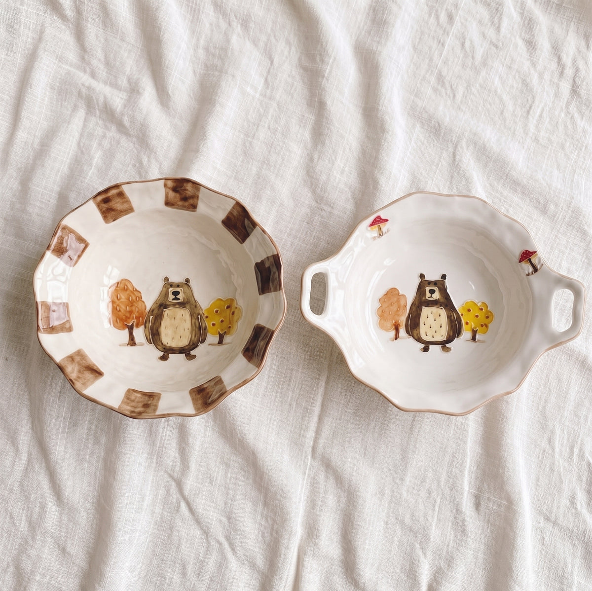 Cute Bear Forest Series Tableware · Soup Bowl
