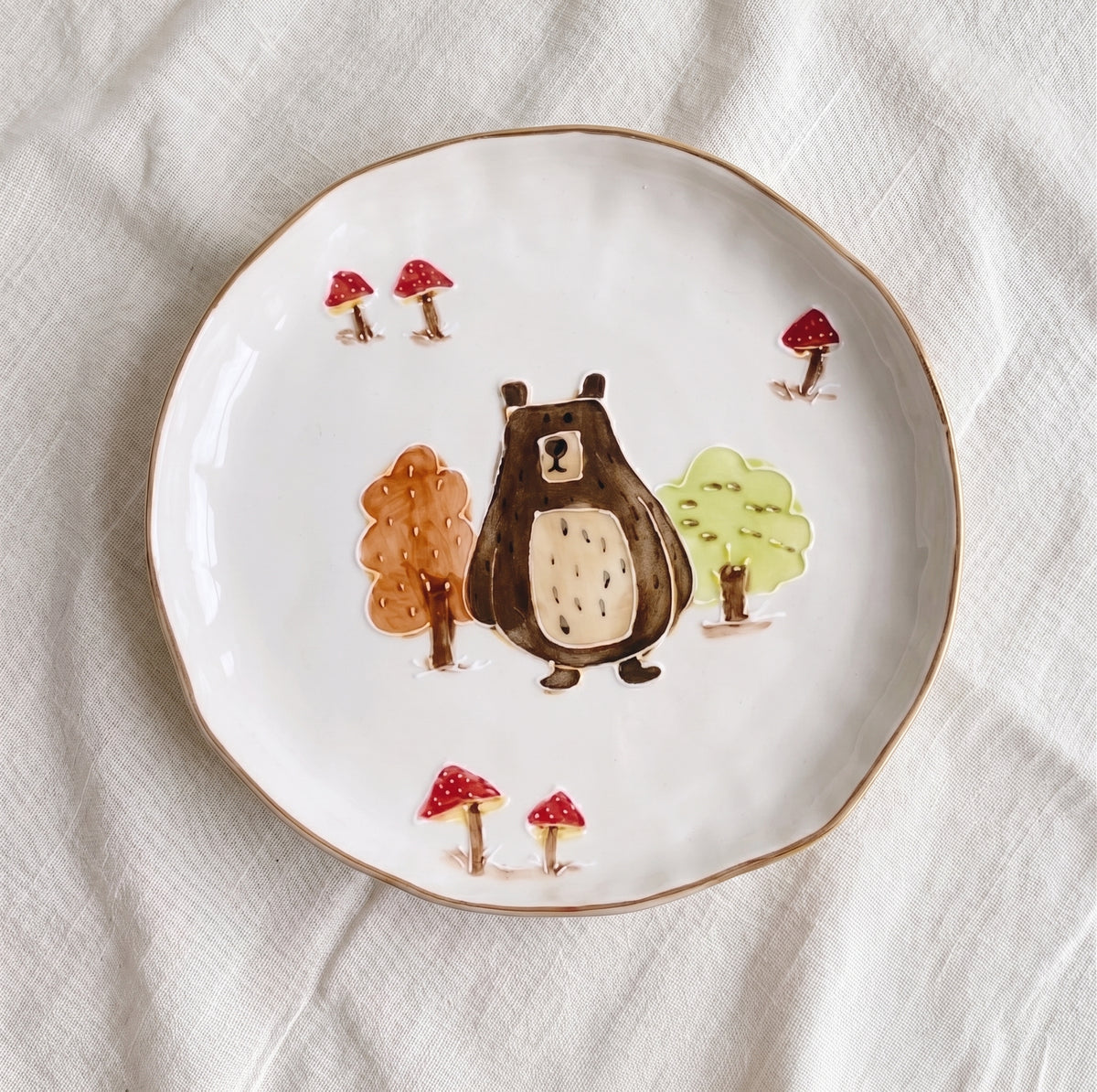 Cute Bear Forest Series Tableware · Plate