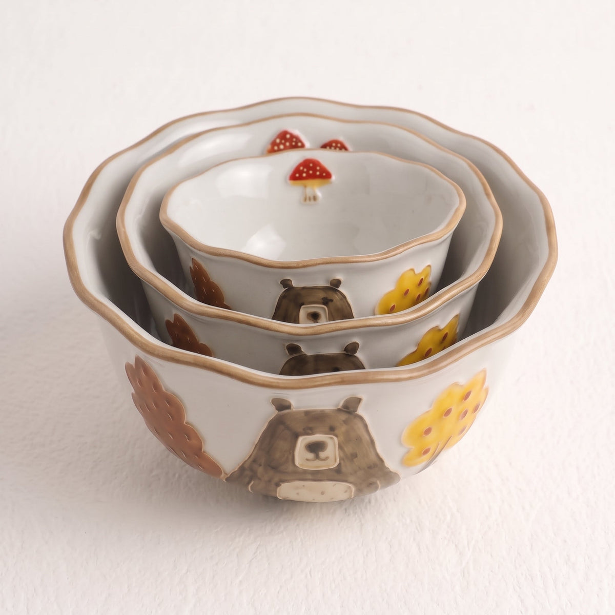 Cute Bear Forest Series Tableware · Bowls