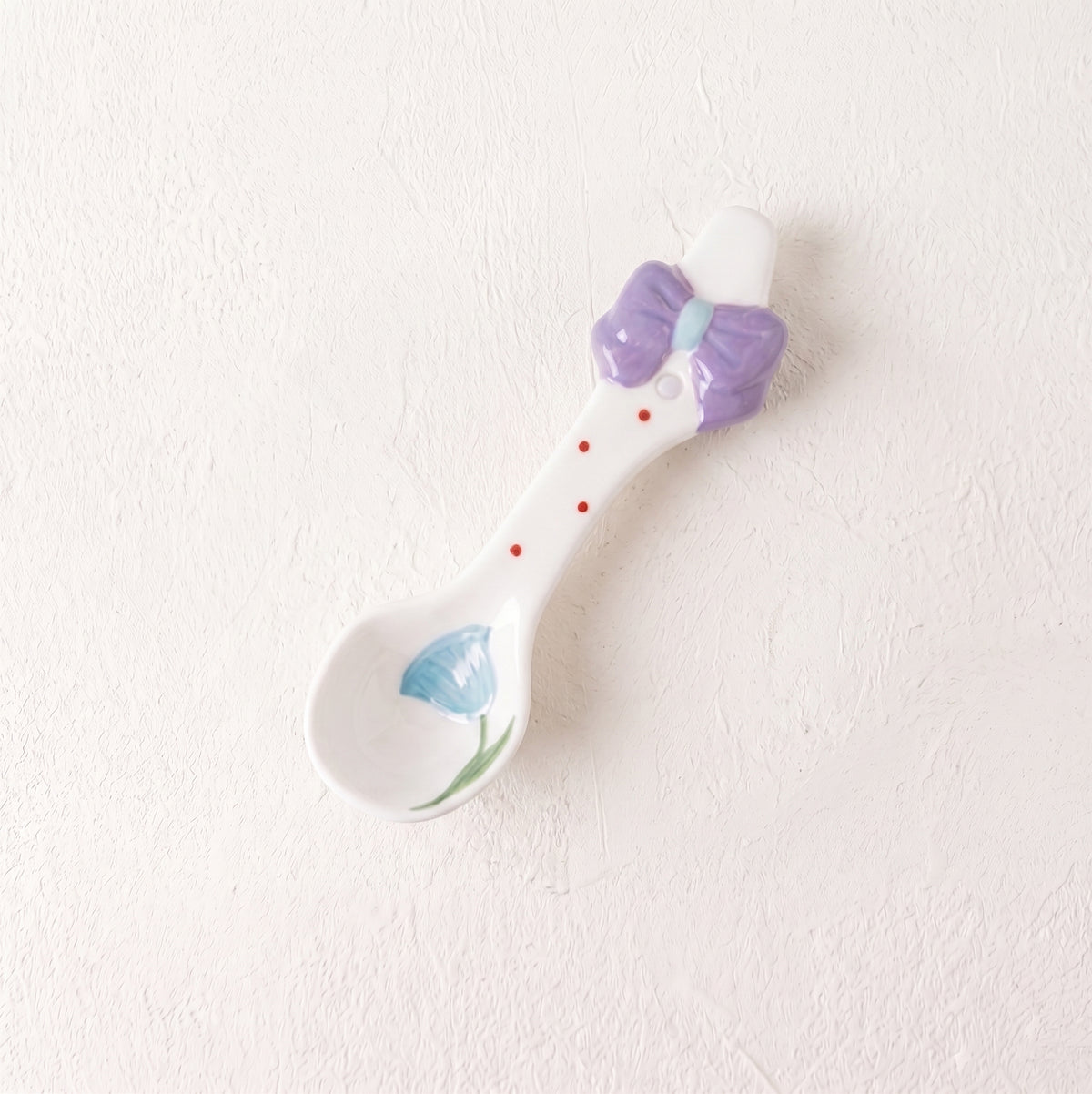 Hoshino Flower Underglaze Ceramic Spoon