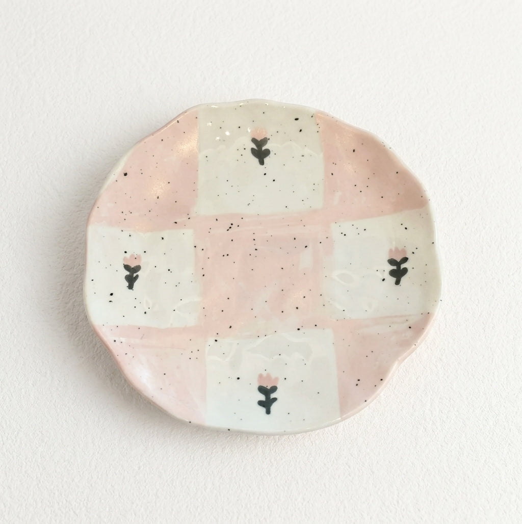 Floral Design Hand-Painted Ceramic Tableware